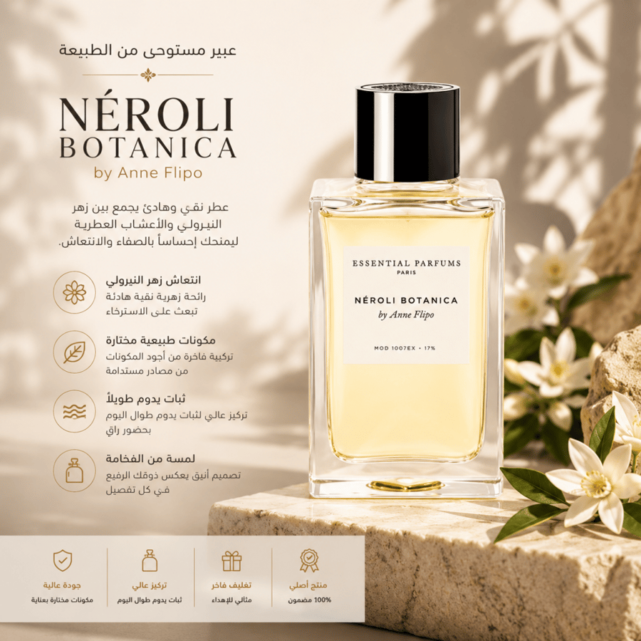 عطر إسنشيال بارفامز نيرولي بوتانيكا أو دو بارفيوم للجنسين 100 مل | Essential Parfums Neroli Botanica EDP 100ml