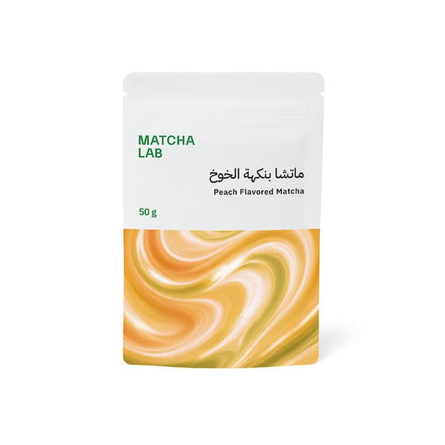 ماتشا لاب ماتشا بنكهة الخوخ ٥٠ جم