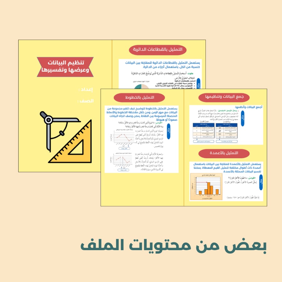 جميع مطويات الرياضيات للصف الرابع الأبتدائي - الفصل الأول