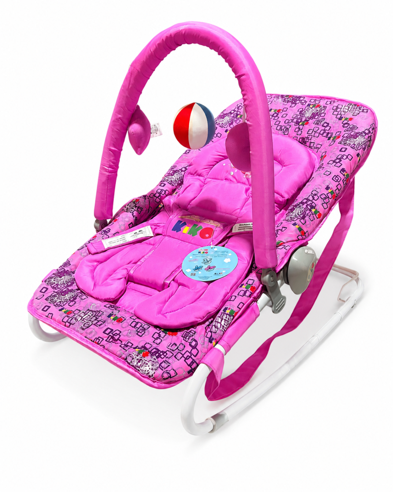 كرسي هزاز للأطفال Baby Trend وردي