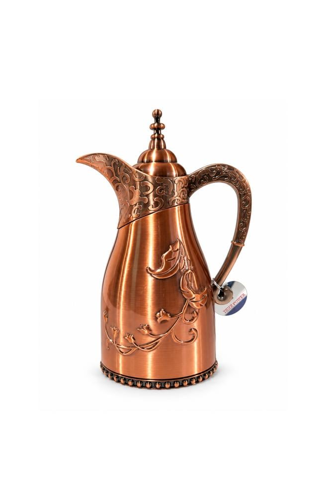 ترمس قهوة نحاسي مزخرف
