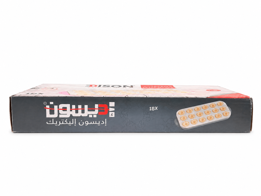 صانعة مصابيب كهربائية إديسون سعة 18 قطعة