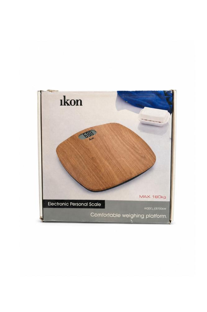 ميزان شخصي رقمي Ikon بنقشة خشبية