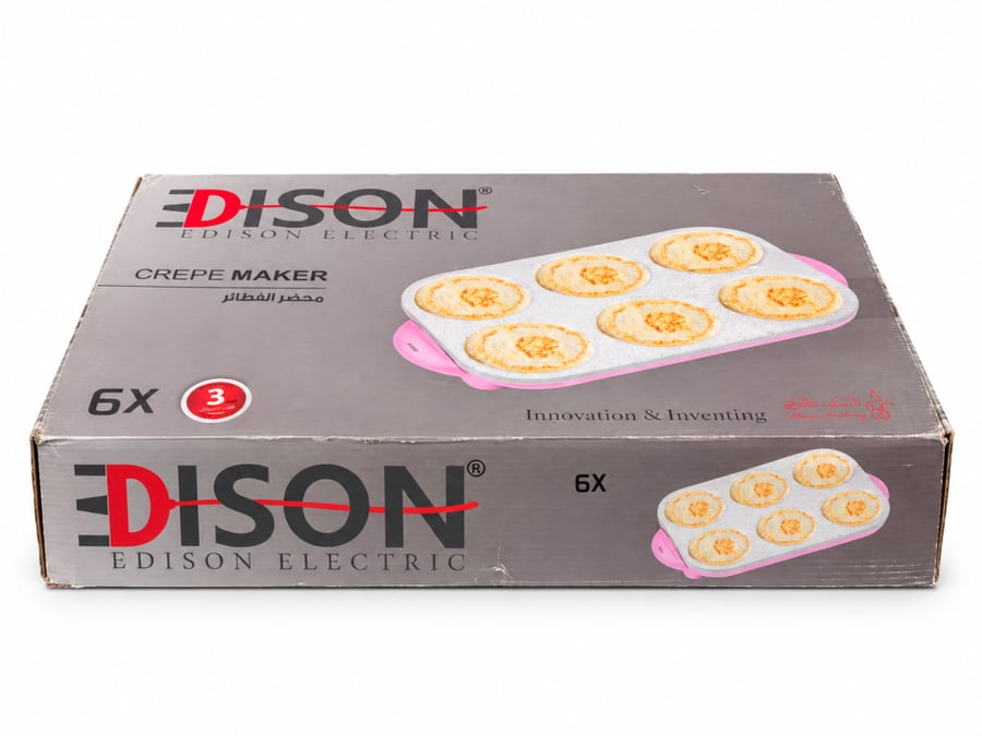 صانعة كريب DISON 6X وردي