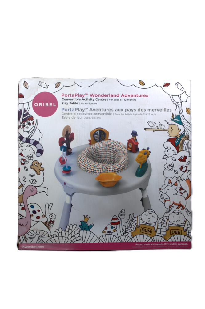 1Oribel كرسي مع طاولة لعب تفاعلية Wonderland Adventures للأطفال