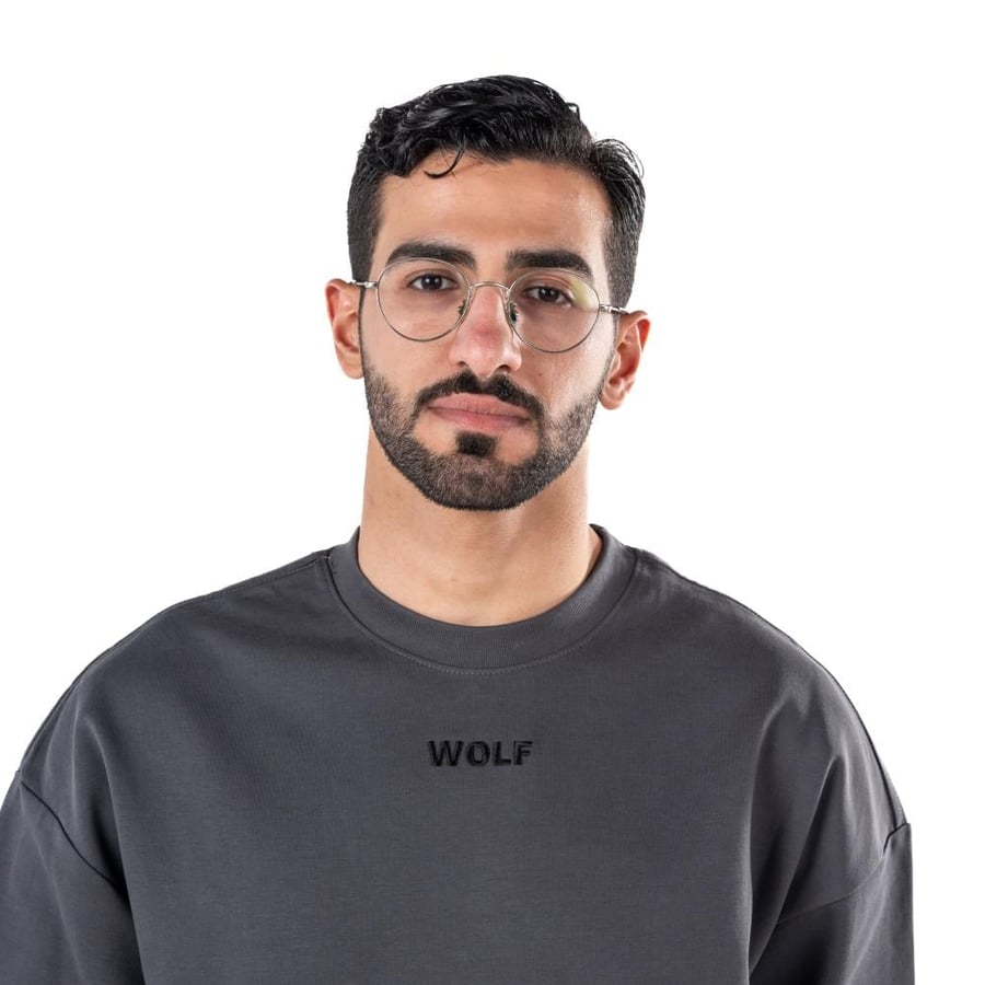 dark gray T-shirt Oversize