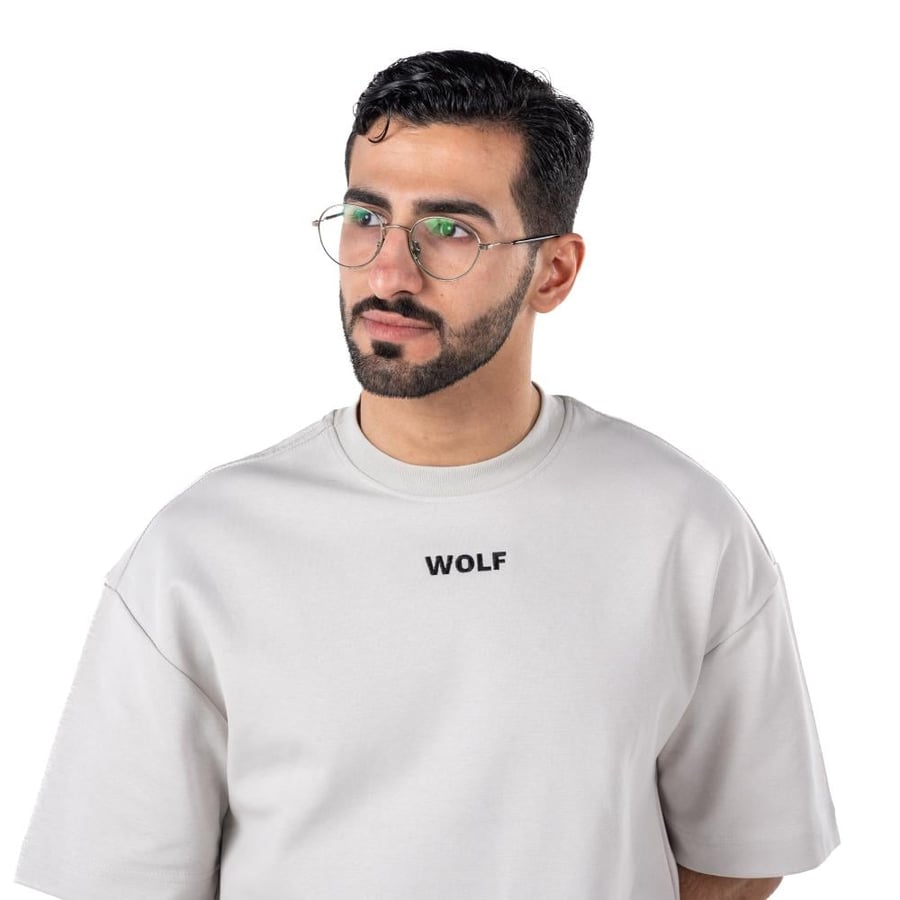 beige  T-shirt Oversize