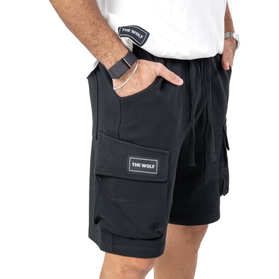 Black cargo Shorts