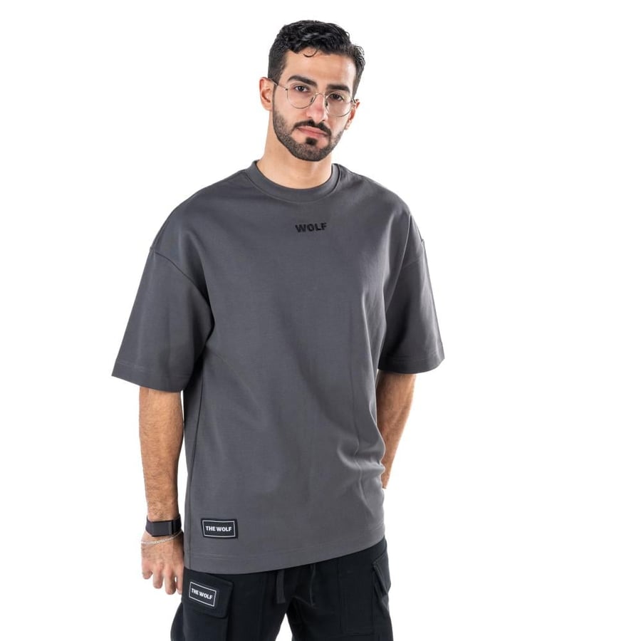 dark gray T-shirt Oversize