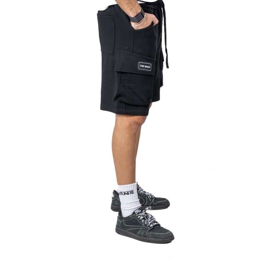 Black cargo Shorts