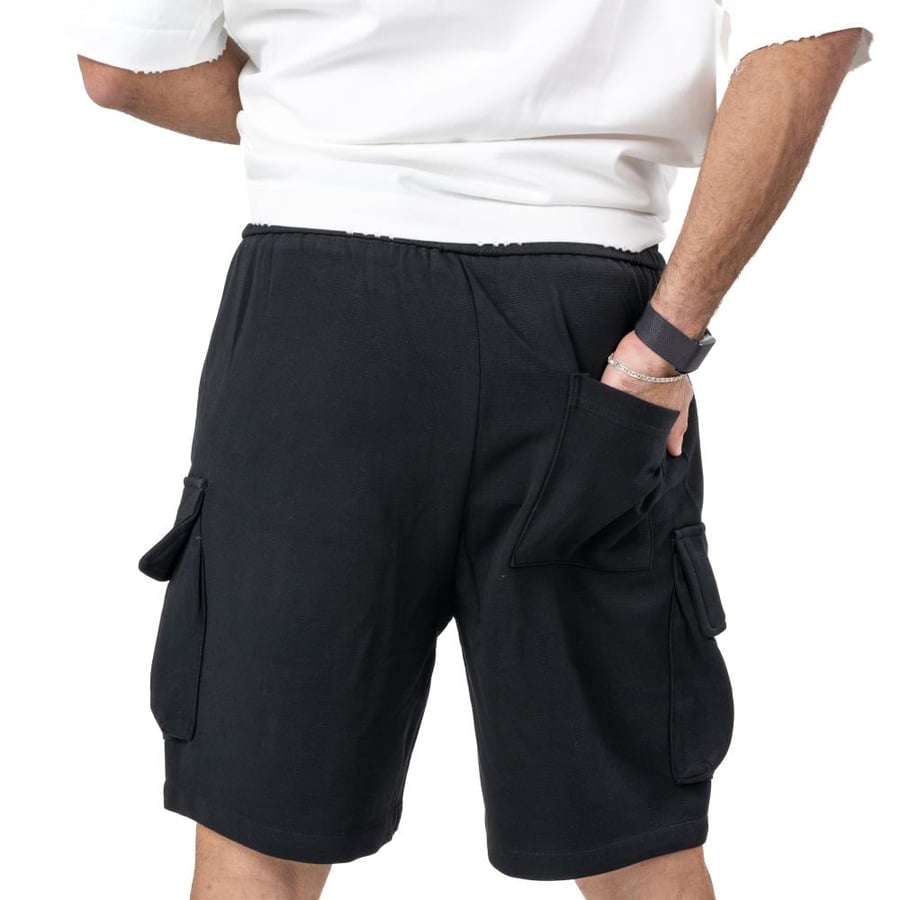 Black cargo Shorts