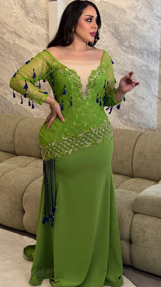 فستان تفاحي زمردي (دعد)