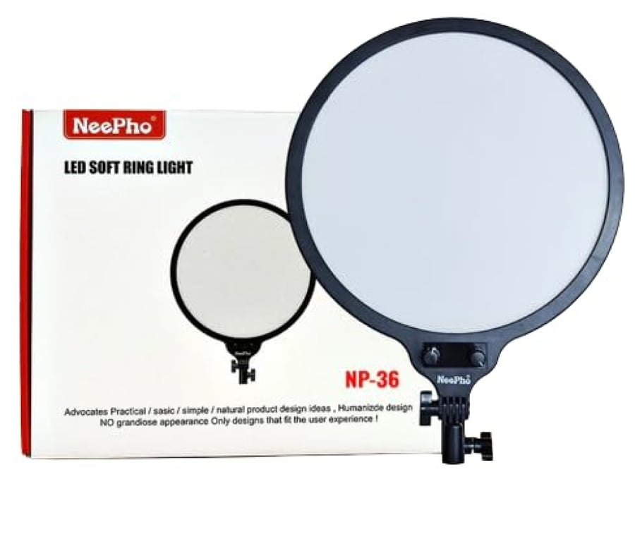 مصباح حلقي ناعم من نوع Neepho LED NP-36