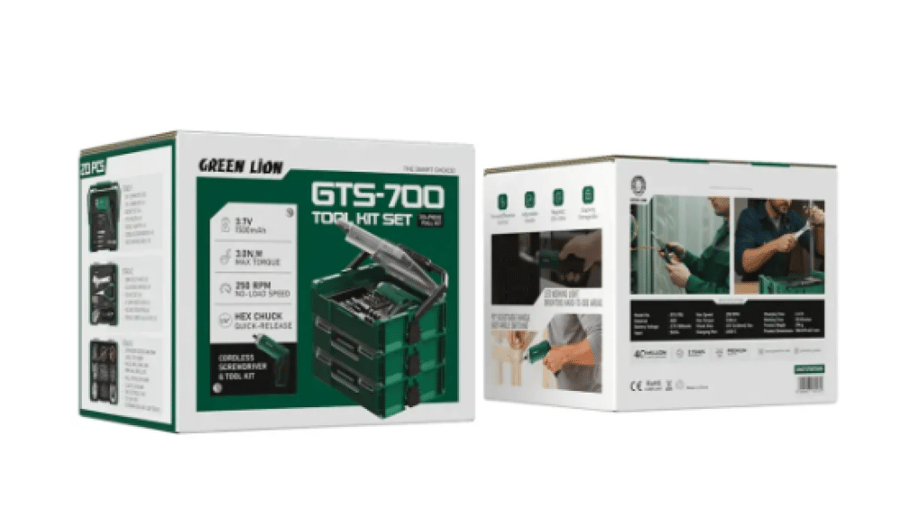 مجموعة أدوات Green Lion GTS-700 - أخضر