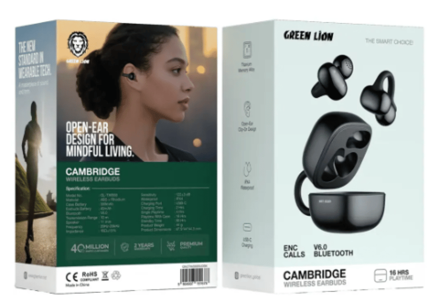 سماعات أذن لاسلكية Green Lion Pearl Pods