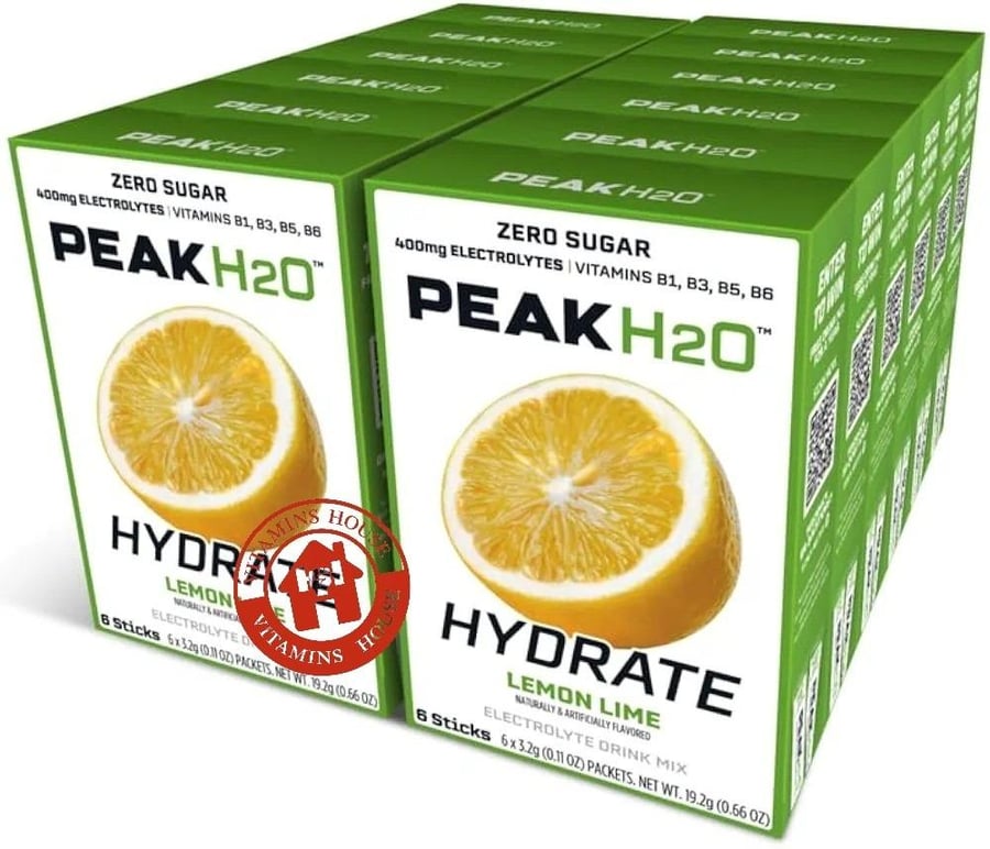 نكهة الليمون - 12 علبه - Peak H20