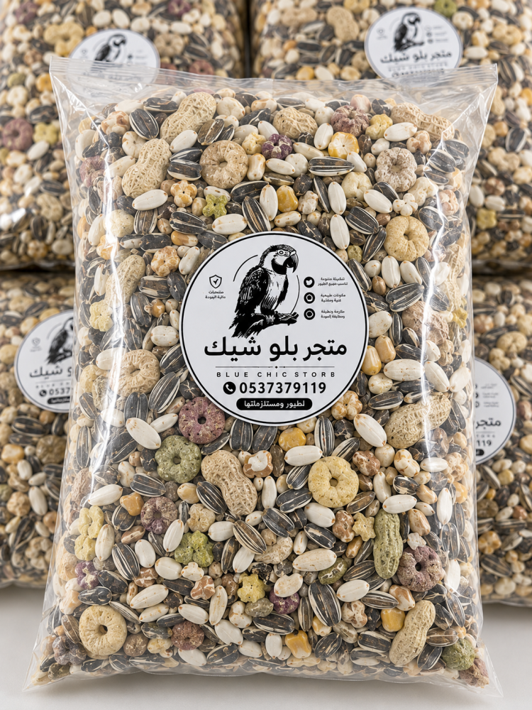 أكل مشكل للبغاء الافريقي ، الامازوني ، الكاسكو - فواكه مجففة  Parrots Basic Deli Nature