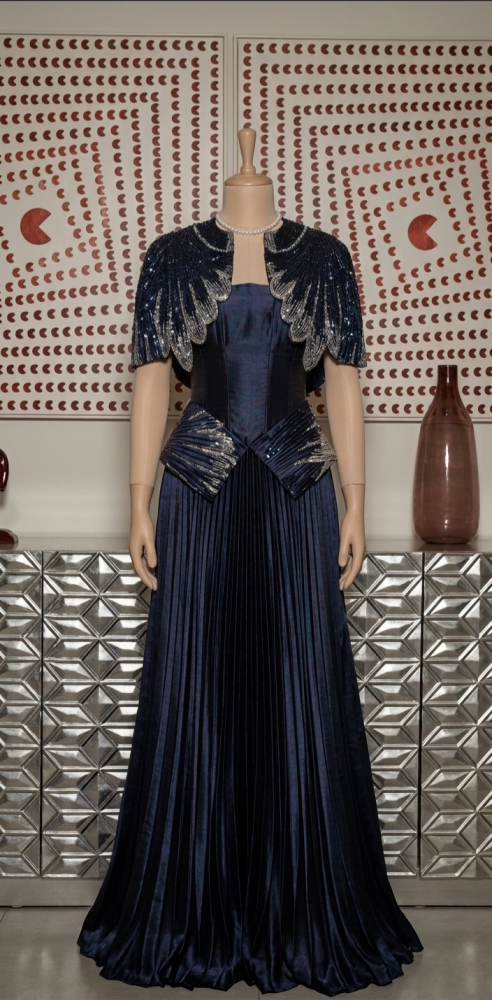 Evening dress navy