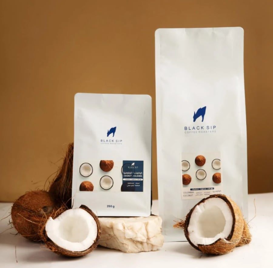 محمصة رشفة سوداء -كوكونت انفيوجن كولومبيا – Colombia Coconuts