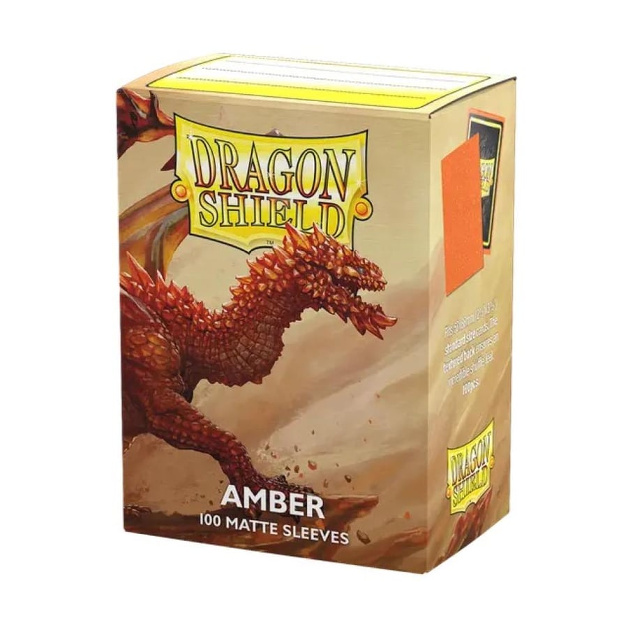 Sleeves: Dragon Shield - Standard - Matte (x100) - Amber