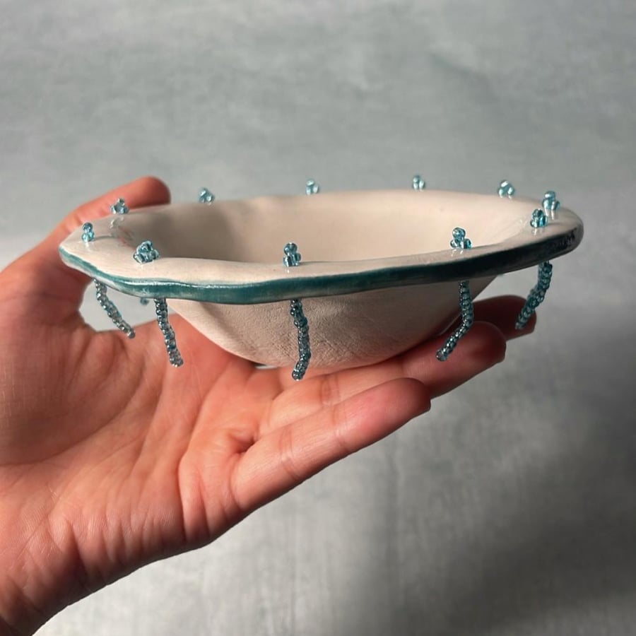 Catch Me Teal Bowl