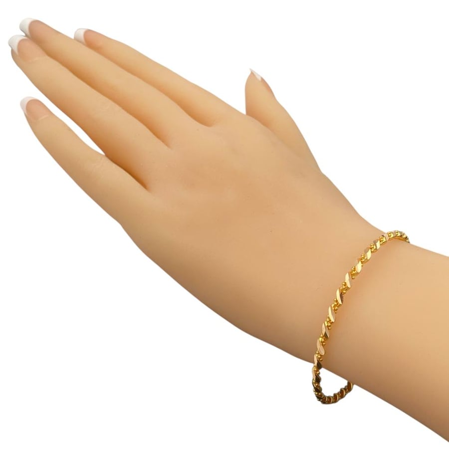 Gold earring 21 karat