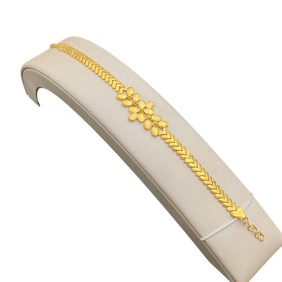 Gold bracelet, 21 karat, weight 8.27 grams