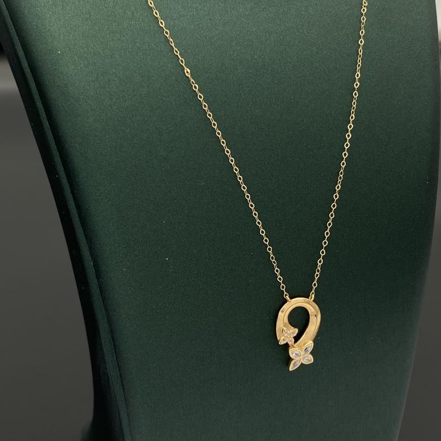 Gold necklace 18 karat weight 1 gram