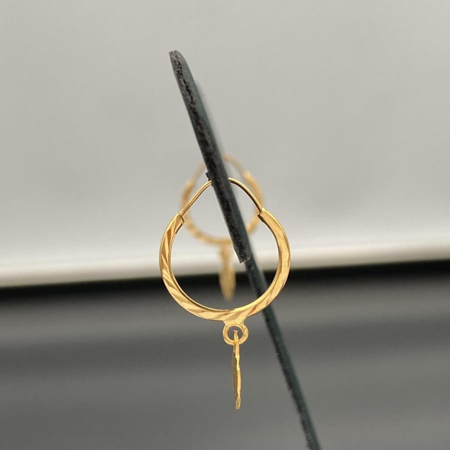 Gold ring 21 karat weight 0.66 grams