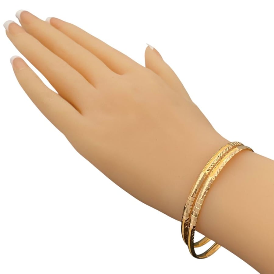 Gold earring 21 karat