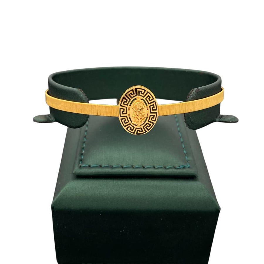 Gold bracelet, 21 cm, weight 8.38 grams