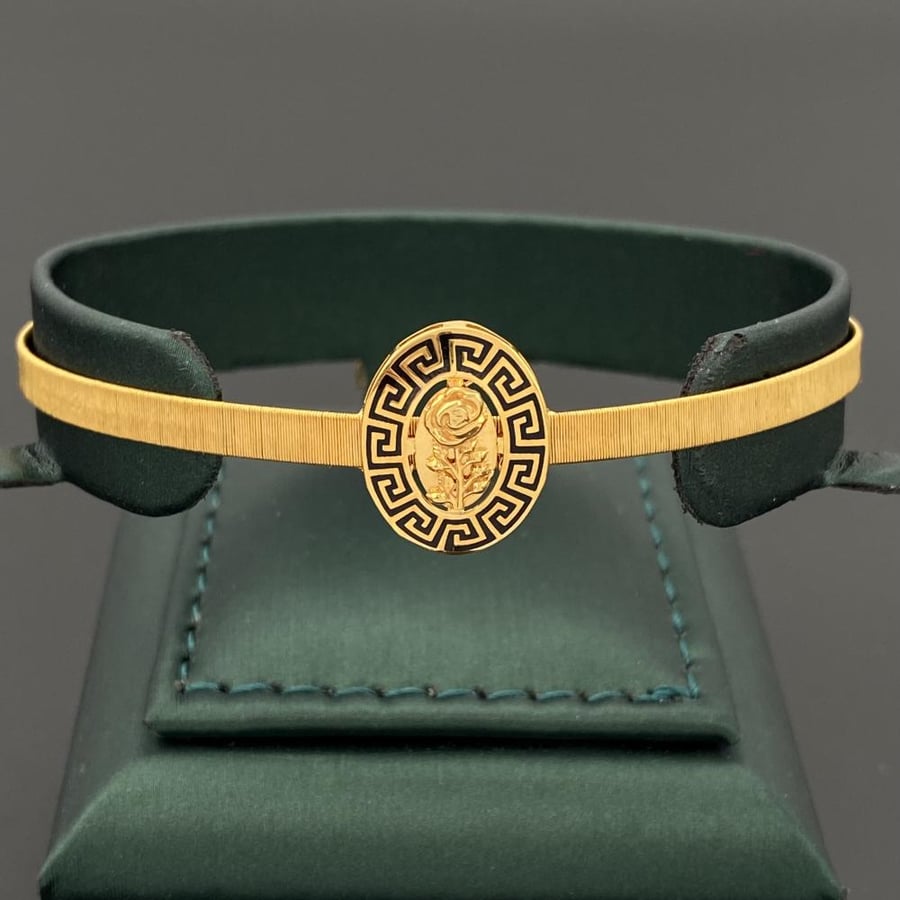 Gold bracelet, 21 cm, weight 8.38 grams
