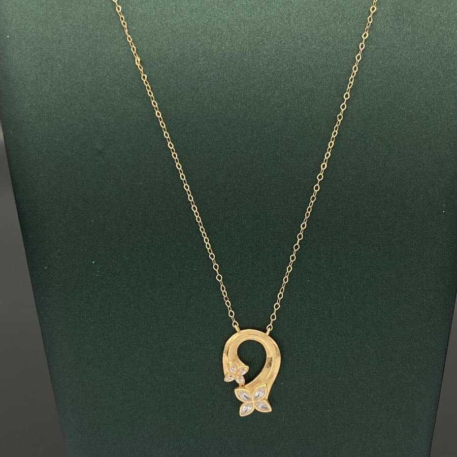 Gold necklace 18 karat weight 1 gram