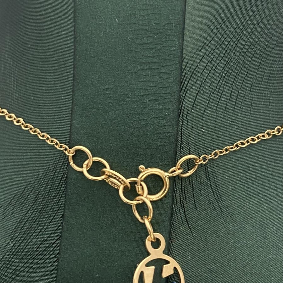 18 karat gold necklace weight 8.38 grams