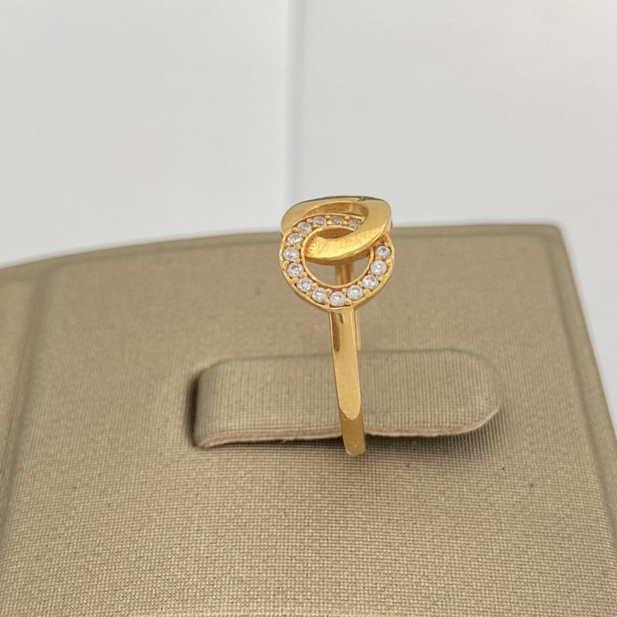 Gold ring 21 karat weight 1.53 grams