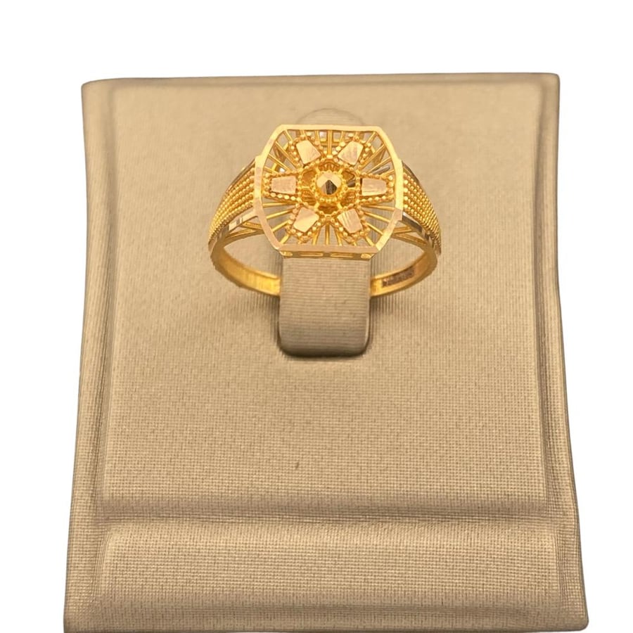 Gold ring 21 karat weight 2.22 grams
