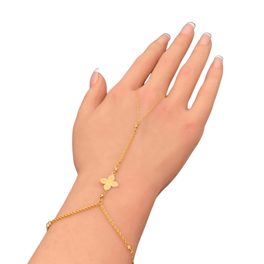 كف ذهب عيار 21 الوزن 1.52 جرام