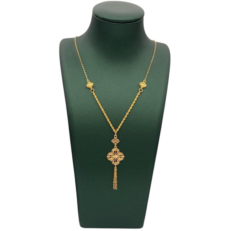Gold necklace 21 karat weight 2.50 grams