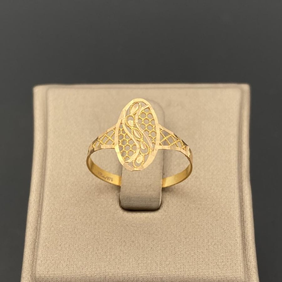 Gold ring 21 karat weight 0.95 grams