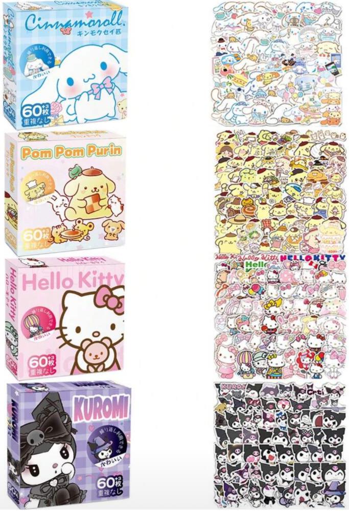 Sanrio character stickers box