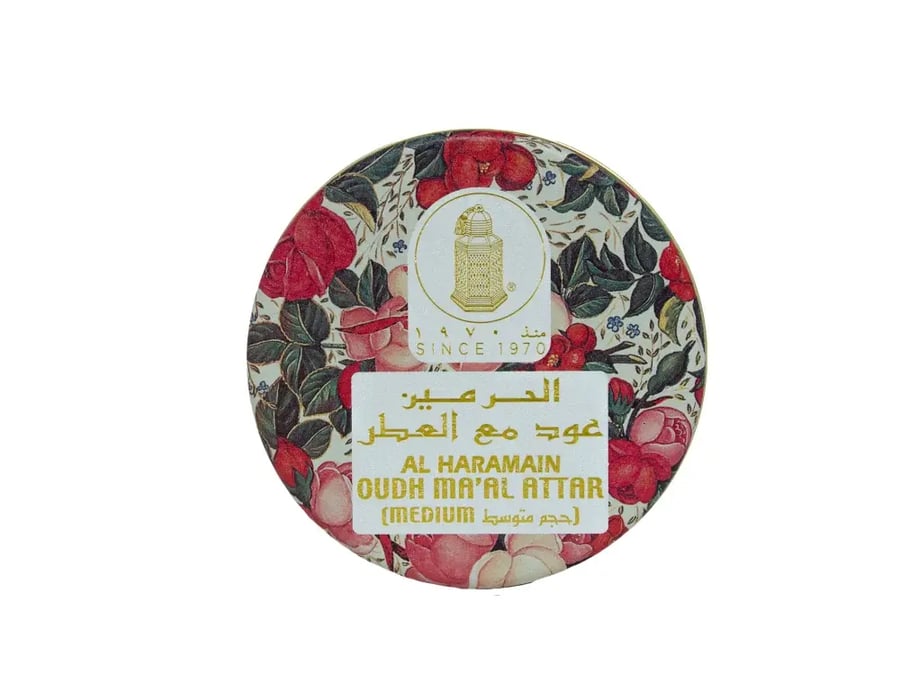 الحرمين عود مع العطر 40 جرام الحجم الوسط
