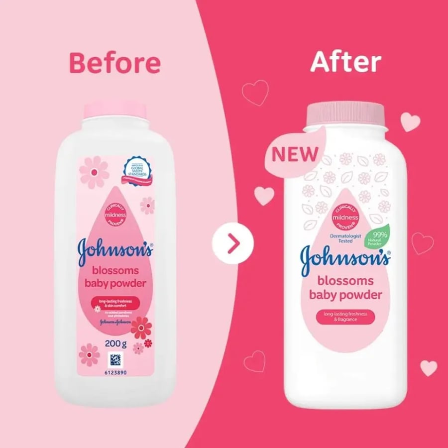 جونسون بودرة أطفال برائحة الزهور 200 غرام Johnson's