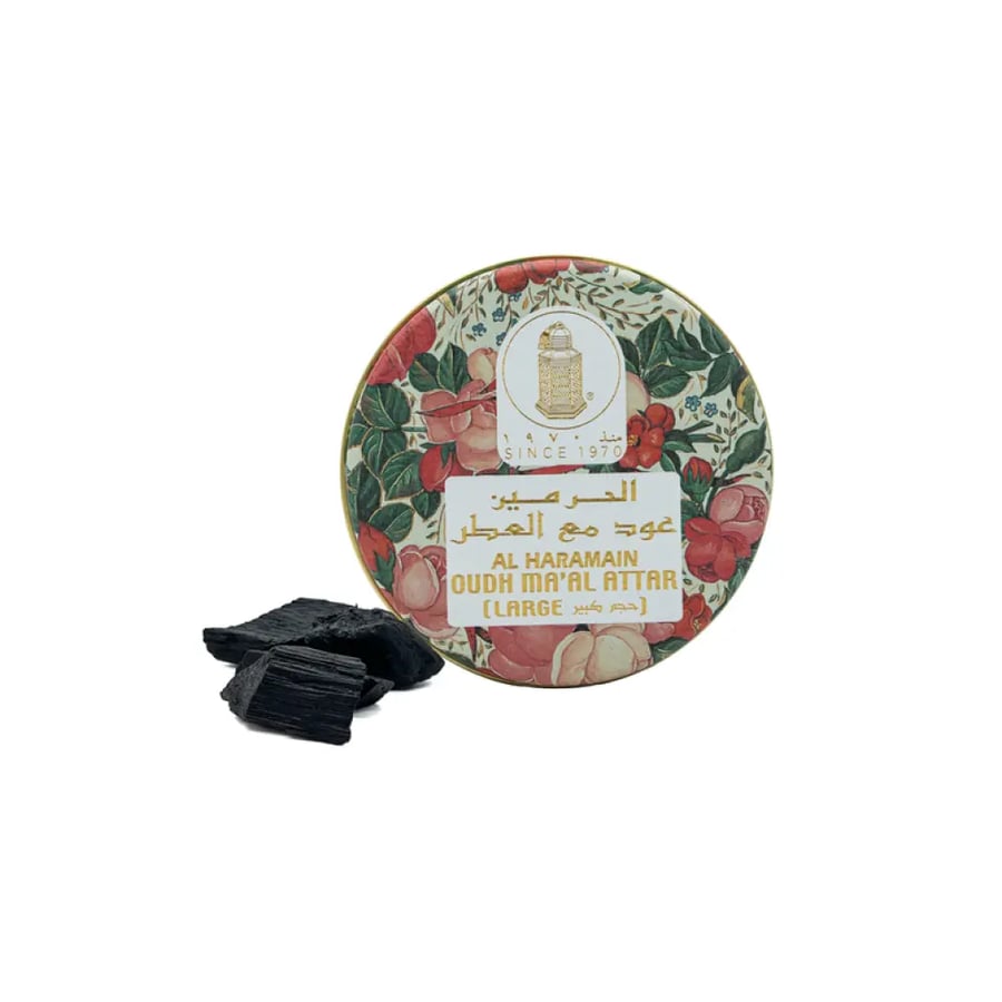 الحرمين عود مع العطر 50 جرام الحجم الكبير