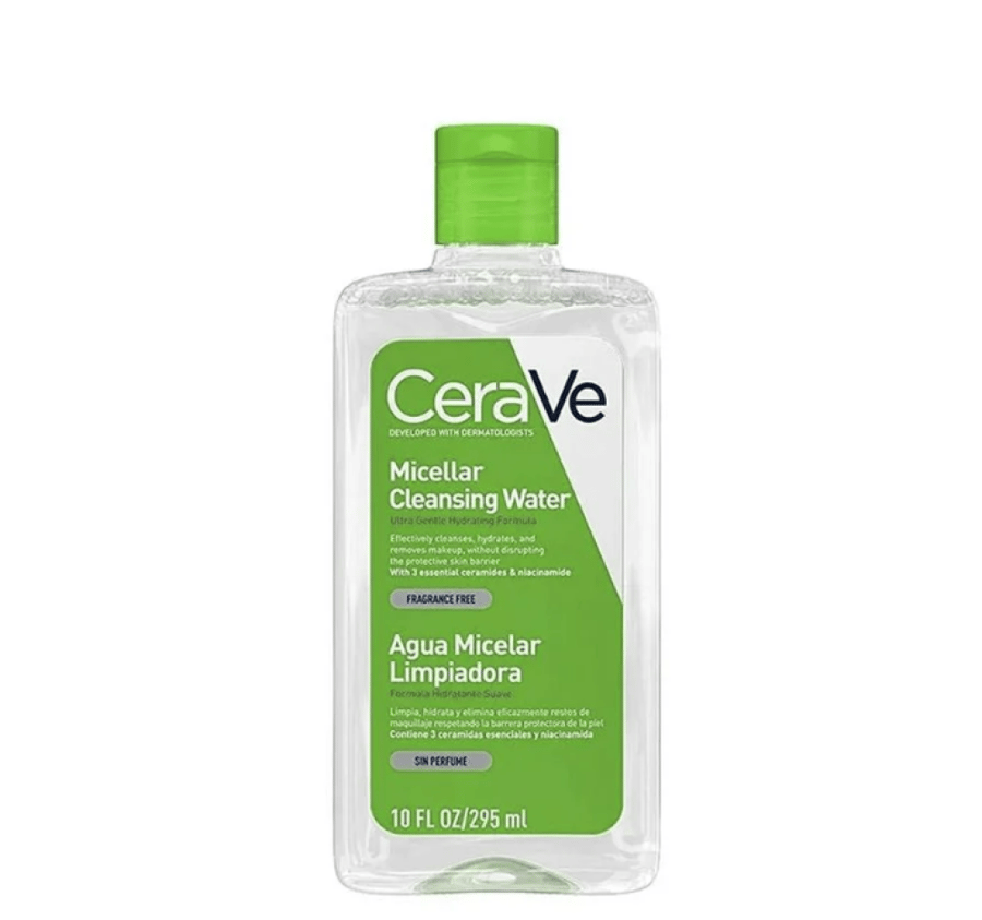 Seravi micellar water makeup remover and cleanser and moisturizer for skin - 295 ml