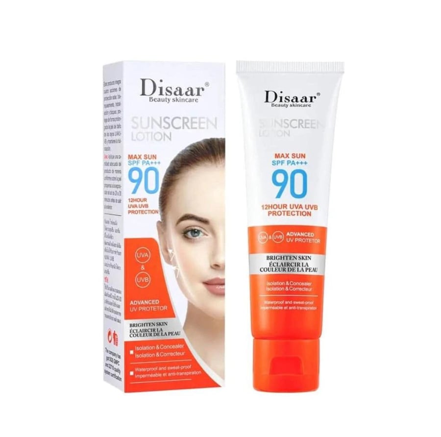 ديسار كريم واقي شمس مفتح للبشرة مع SPF90 مقاوم للماء والعرق- 50 مل