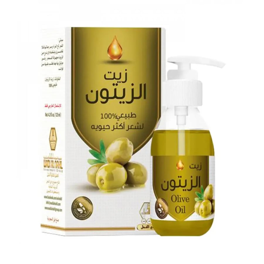 وادي النحل زيت الزيتون لشعر اكثر حيوية 125مل