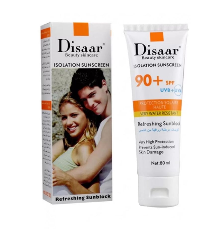 كريم أساس بيج فاتح بعامل حماية فوري من أشعة الشمس ( SPF90+ ) من ديسار 80 جرام