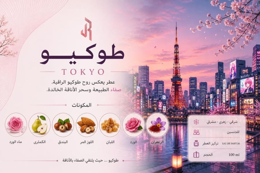 عطر ١٠٠ مل طوكيو ( نسائي)