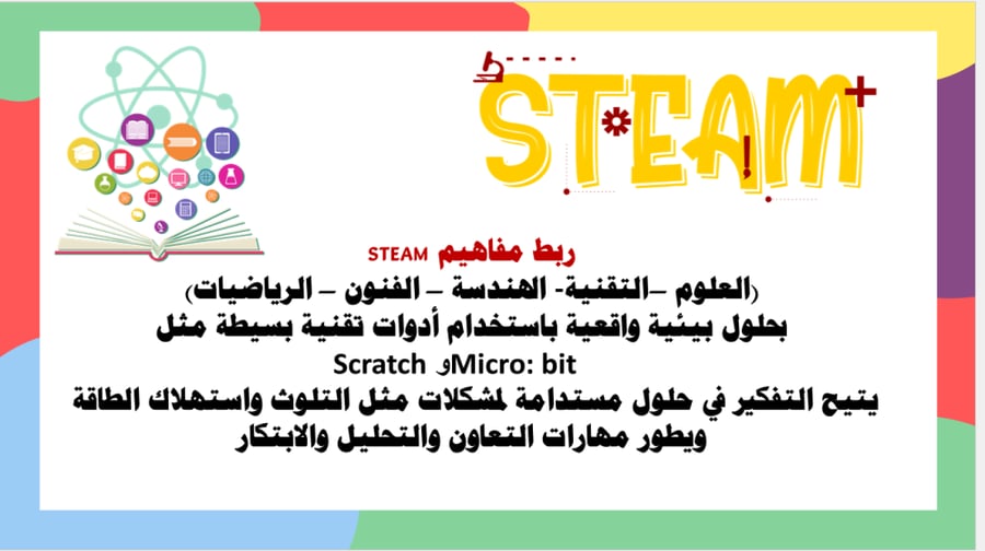 عرض عن برنامج تطبيقات STEAM / ستم