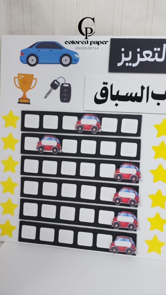 لوحة تعزيز/من يكسب السباق